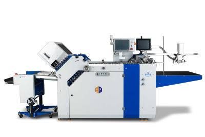 China High Precision Leaflet Folding Machine With 480mm Width Belt Driving for sale