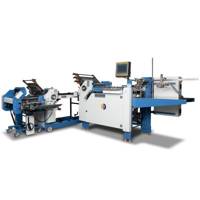 China High Precision Paper Folding Machine With Cross Folding Unit For Leaflet Folding for sale