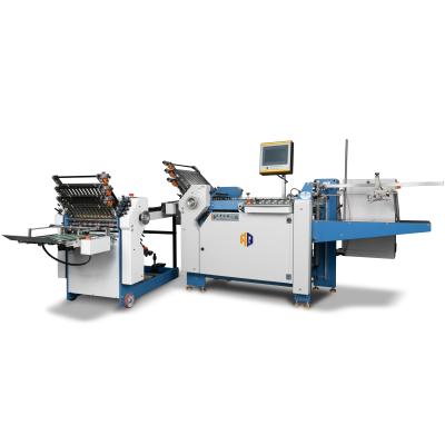 China Máquina de plegado de papel de inserción comercial de plegado cruzado para equipos de carpeta de papel impreso en venta