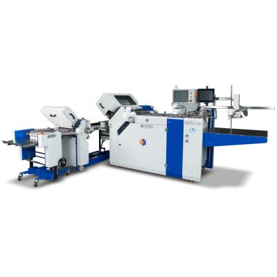China Precise Paper Pharmaceutical Leaflet Folding Machine 12 Buckle Plate With Second Station for sale