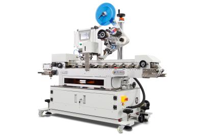 China Fully Automatic Label Sealing Machine 220V 50HZ For Flat Labeling for sale