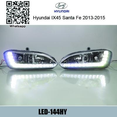 China Car DRL LED Daytime driving Lights for Hyundai IX45 Santa Fe 2013-2015 Hyundai auto lamps for sale