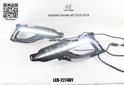 China Hyundai Sonata i45 2015-2016 Car LED DRL day time running lights driving daylight for sale