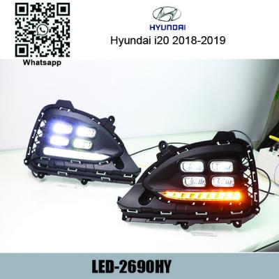 China Hyundai i20 2018-2019 DRL LED Daytime Running Light led driving fog lights for sale