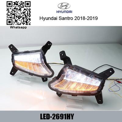 China Hyundai Santro 2018-2019 DRL LED Daytime Running Lights car led light manufacturers for sale