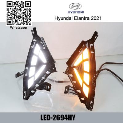 China Hyundai Elantra 2021 Car LED DRL day time running lights driving daylight for sale