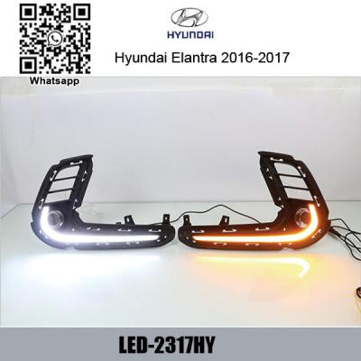 China Hyundai Elantra 2017 Car DRL LED Daytime Running daylight lights for sale