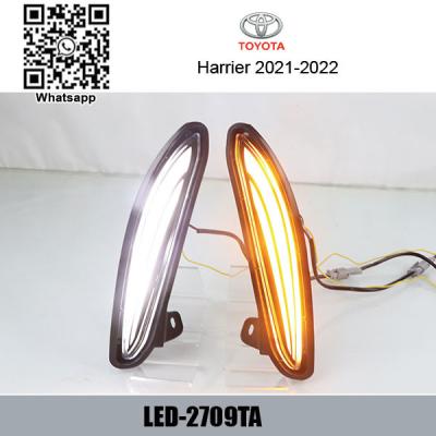 China Sell Toyota Harrier 2021-2022 Car LED Daytime Running Lights DRL driving daylight factory for sale