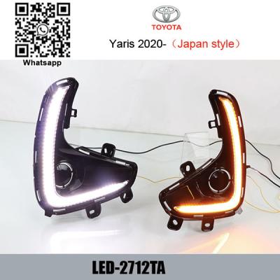 China Japan Toyota Yaris DRL LED Daytime Running Car Light driving lights factory for sale