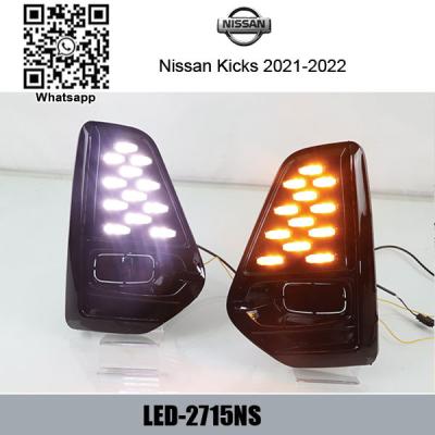 China Nissan Kicks 2021-2022 Car LED lights DRL daytime running lamps driving daylight for sale