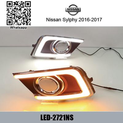 China Nissan Sylphy 2016-2017 DRL LED Daytime driving turn signal Fog Lights for sale