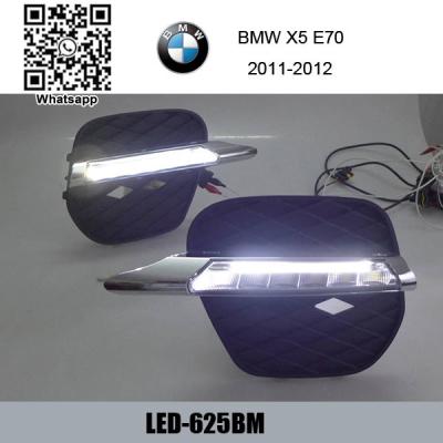 China BMW X5 DRL LED Daytime Running Light Car body front driving lights kit factory for sale