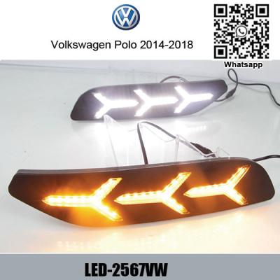China Volkswagen VW POLO Car DRL LED Daytime driving Lights aftermarket for sale