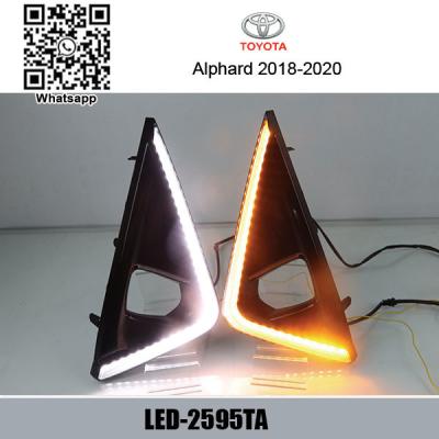 China Toyota Alphard 2018-2020 Car DRL LED Daytime driving turn signal Lights for sale