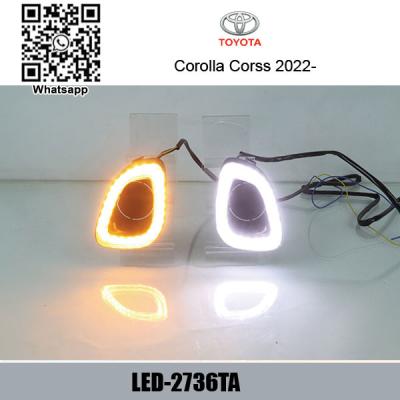 China Toyota Corolla Corss 2022 Car DRL LED Daytime driving turn signal Lights for sale