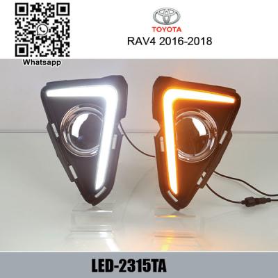 China Toyota RAV4 2016-2018 Car DRL LED Daytime driving Light upgrade for sale