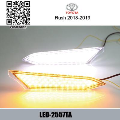 China Toyota Rush Car DRL LED Daytime driving Lights Car exterior led daylight for sale