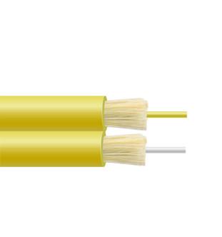 中国 High Density Zip-Cord Duplex Fiber Optic Patch Cable with Zipped-Paired Fibers for Flexible Indoor/Outdoor Applications 販売のため