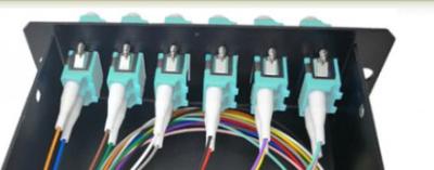 Chine 50 / 125 OM3 boîte d'arrêt de la charge FTTH, unité optique de distribution de fibre avec le tableau de connexions à vendre