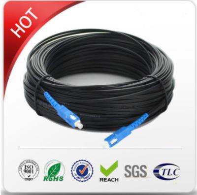 China Cable de descenso del SM G657A1 G657A2 FTTH vida larga blanca/del negro de LSZH de la chaqueta de servicio en venta