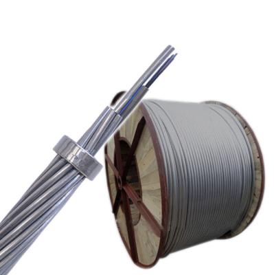 China OPGW  full form 72 Core Outdoor Aerial Fiber Optic Cable  large diameter, large fiber capacity for sale