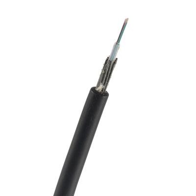 China OEM GYXTY 8 Core Central Loose Tube PE Outer Sheath Outdoor Aerial and Duct SM Fiber Optic Cable à venda