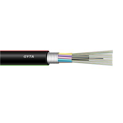 China 48 Core Loose Tube Stranded GYTA Outdoor Aerial and Duct Single Mode Fiber Cable Suppliers zu verkaufen