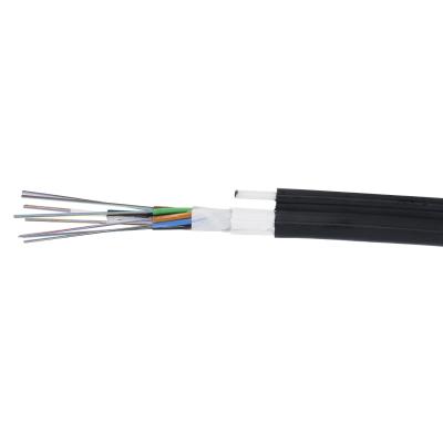 China Bullet Resistant Armoured Optic Fibre Cable Double Jacket  Ethernet Light Weight for sale