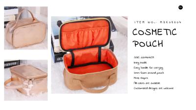 China ECO-Friendly washable kraft paper cosmetic bag, makeup bag, tool bag, purse for sale
