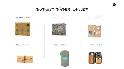 China dupont tyvek wallet for sale