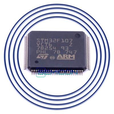 China STM32F107VCT6 LQFP100 STMicroelectronics IC Chip MCU Microcontroller for sale