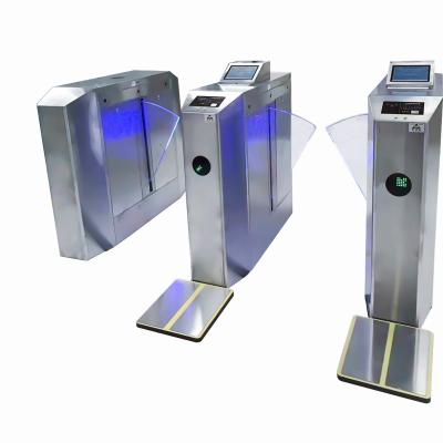 China Swing barrier gate Access Control Solution integrated with built-in module for ESD test access control turnstile for sale