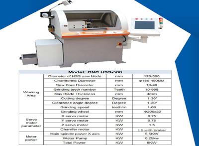 China Reliable HSS Saw Blade Sharpening Machine for sale