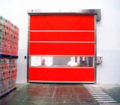 China Rapid Automatic Roll Up Door , Industrial High Speed Door For Warehouse for sale