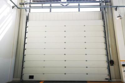 China Long Run External Industrial Sectional Doors For Automatic Parking System for sale