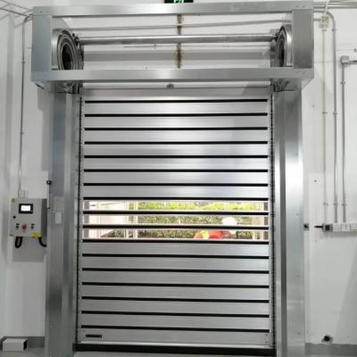 China S180 Control System Exterior Automatic Roller Door Durable Aluminum Door for sale