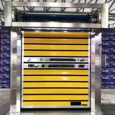 China Fast Speed Motor Drive Automatic Roller Door Panel Made Of Two Layers Aluminum for sale