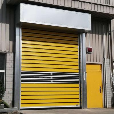 China High Performance Automatic Aluminum Industrial Roller Shutter Doors AC 220V for sale