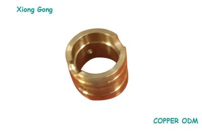 China El metal de cobre amarillo del CNC del ODM trabajó a máquina partes con el sellado de pulido de la perforación que molía en venta