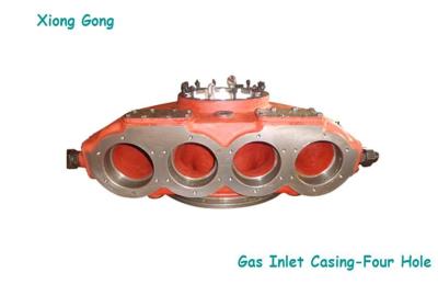 China Ship Diesel Engine Turbo Housing ABB VTR Series Gas Inlet Casing Four Hole for sale