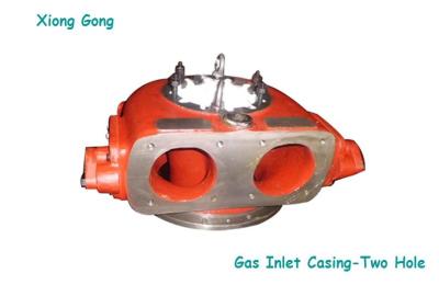 China Vivienda del compresor del turbocompresor de la vivienda de Turbo del agujero de la cubierta de entrada del gas dos en venta