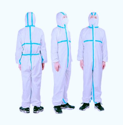 China Wholesale EN 14126 Coverall medical protective clothing in Stock with Factory Price for sale