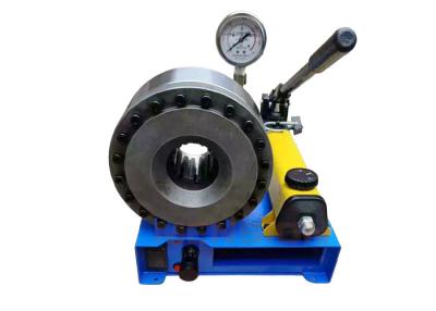 China Blue Color P16 Manual Hose Pressing Machine 1'' Hydraulic for sale