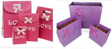 China Luxury shopping paper bag, different types design custom paper shopping bag for sale