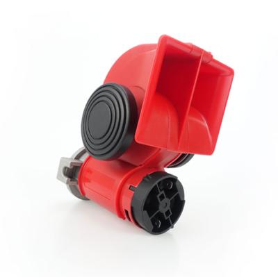 China Plastic Red Snail Horn Automotive Air Pressure 12V Air Pump Horn for sale