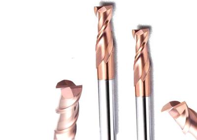 China CNC Router End Mills Cutter Tools Two Flute Black Or Copper Color Option for sale