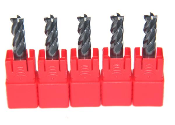 Quality Black Color Carbide End Mill Cutter For Steel / End Milling Cutters for sale