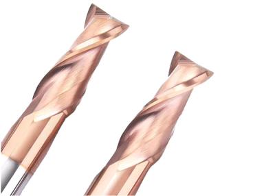 China Two Flute CNC End Mill Tungsten Carbide High Performance Cutting Speed for sale