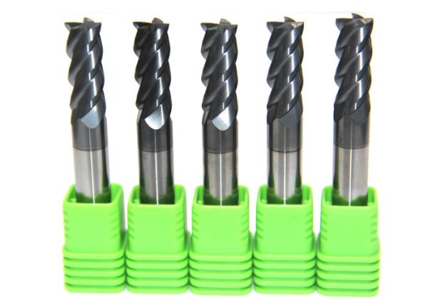 Quality Nano Coating Carbide End Mill Cutter For Nickel Titanuim Alloy Cast Iron for sale