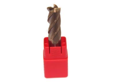 China Tungsten Solid Carbide Corner Radius End Mills With Special Angle Design for sale